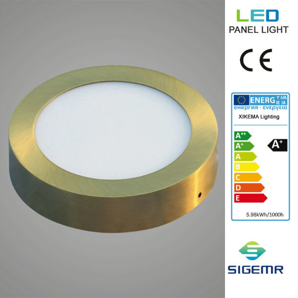 Sigemr Surfaced Round Golden 12W 18W LED Panel