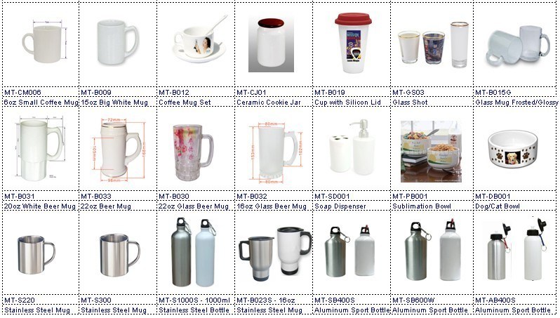 11oz Sublimation Inner & Handle Color Coated Ceramic Coffee Mug (MT-B002H)