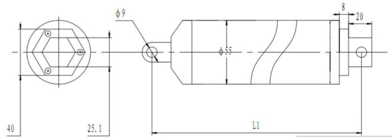 6000n Linear Actuator for Medical Bed