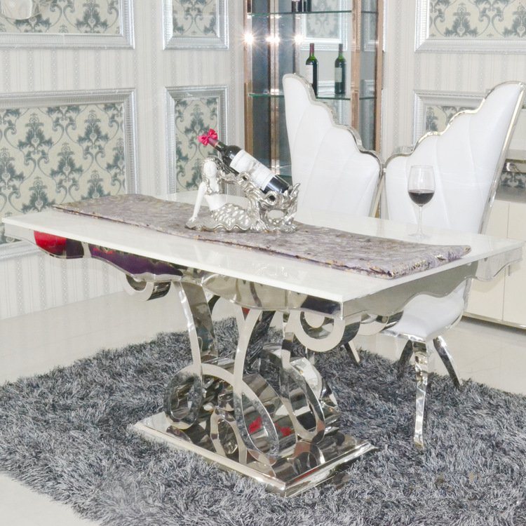 Home Marble Originality Stainless Steel Dining Table