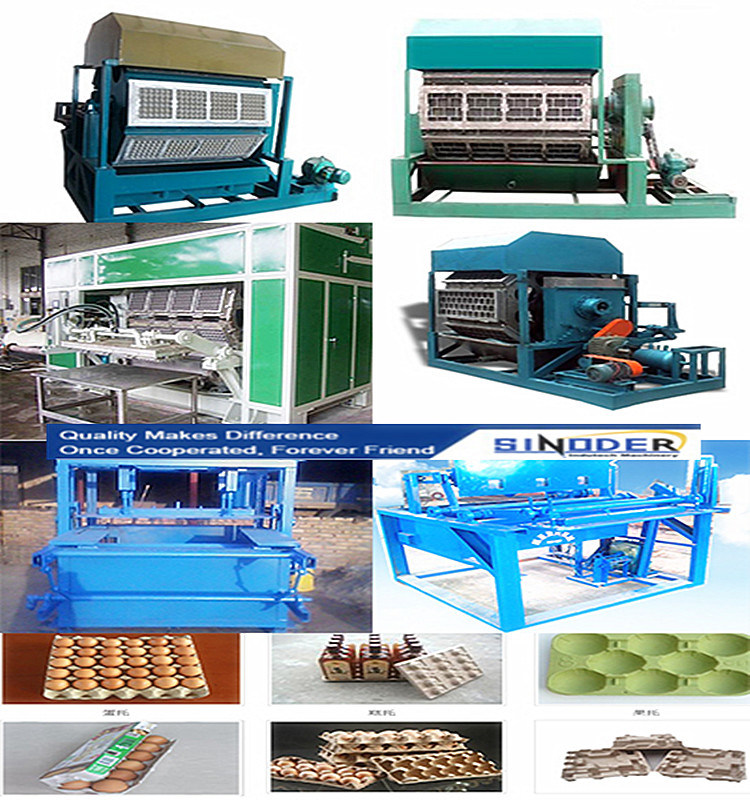 Low Price Full Automatic Paper Tray Egg with Brick Drying