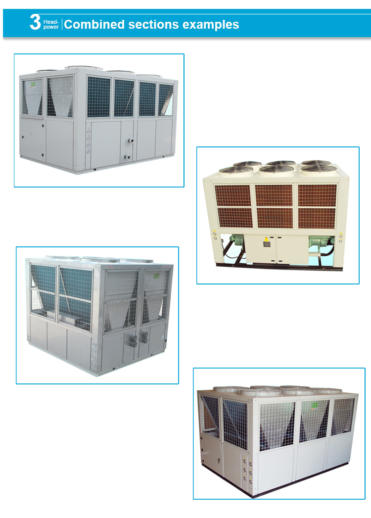 Brand Full Closed Screw Compressor Air Cooled Screw Chiller