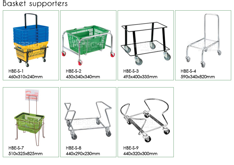 High Quality Retail Market Plastic Shopping Basket