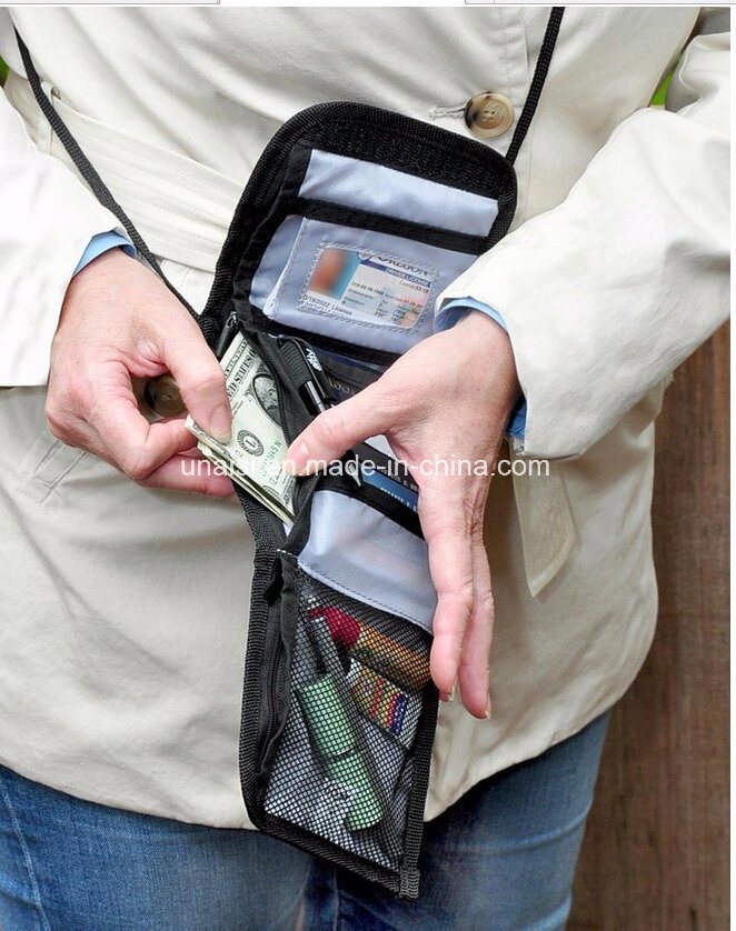 Travel Security Under Clothes Money Passport Pouch Neck Wallet