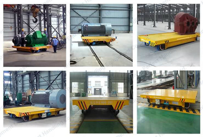 10 Ton Mobile Cable Powered Transfer Bogie Cargo Carrier