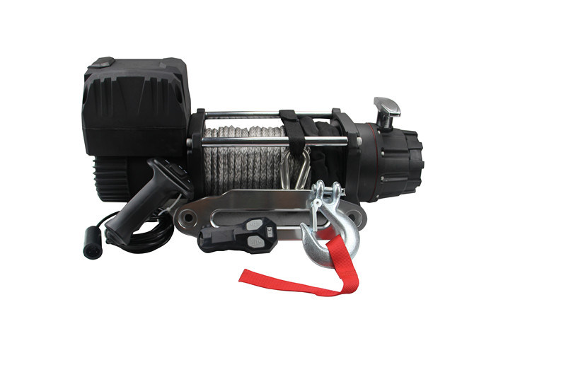IP67 Synthetic Rope Electric Winch with Pulling of 12000 Lb