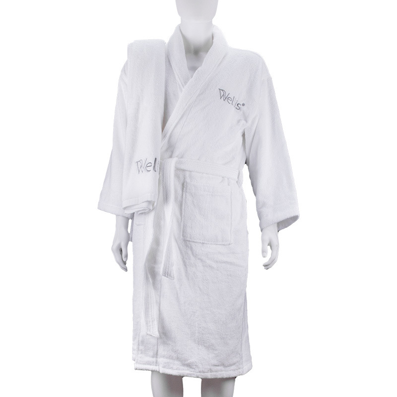 High Luxury Cotton Terry Bath Robe From Made in China