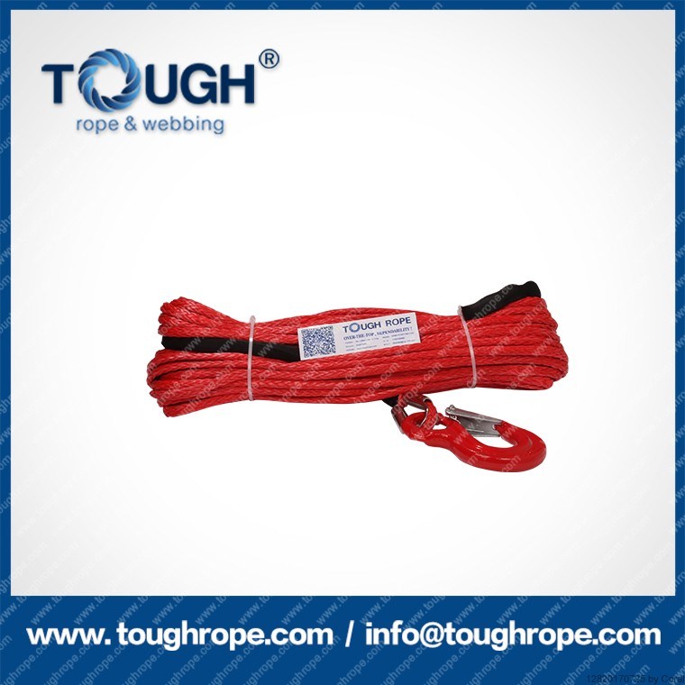 Tough Rope UHMWPE Vehicle Anchor Winch Rope Tractor Tow Rope