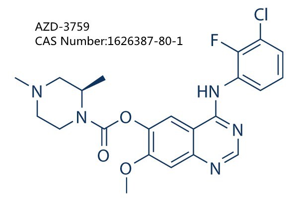 Azd3759 Raw Powder Azd-3759 Purity 99% Oral Cns-Penetrant Egfr Inhibitor