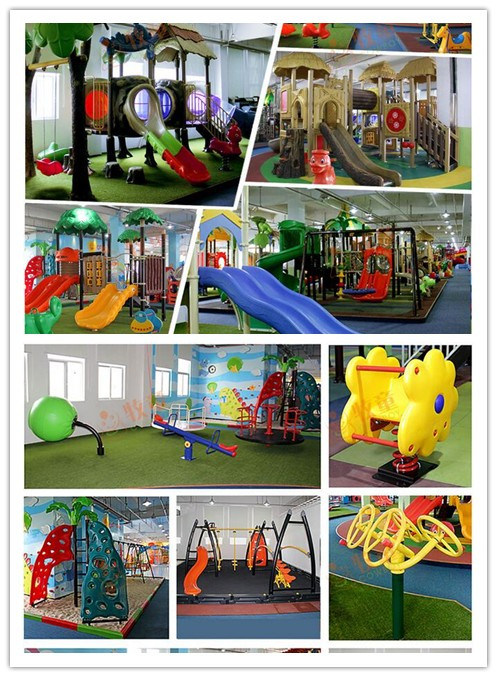 Kids Play Set Outdoor Playground Equipment Plastic Slides for Sale