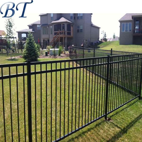 3 Rail Flat Top Aluminum Fence Panel