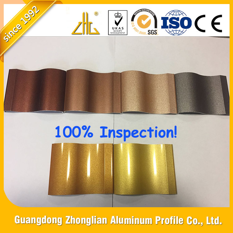 Aluminum Extrusion Profile for Electrophoresis Surface Crystal Electrophoresis Profile