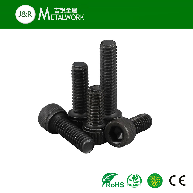 Grade 4.8 Black Full Thread Hex Socket Cap Head Screw DIN912