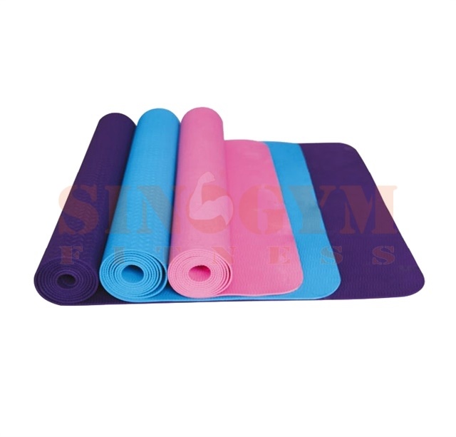 TPE Single Color Gym Yoga Mat