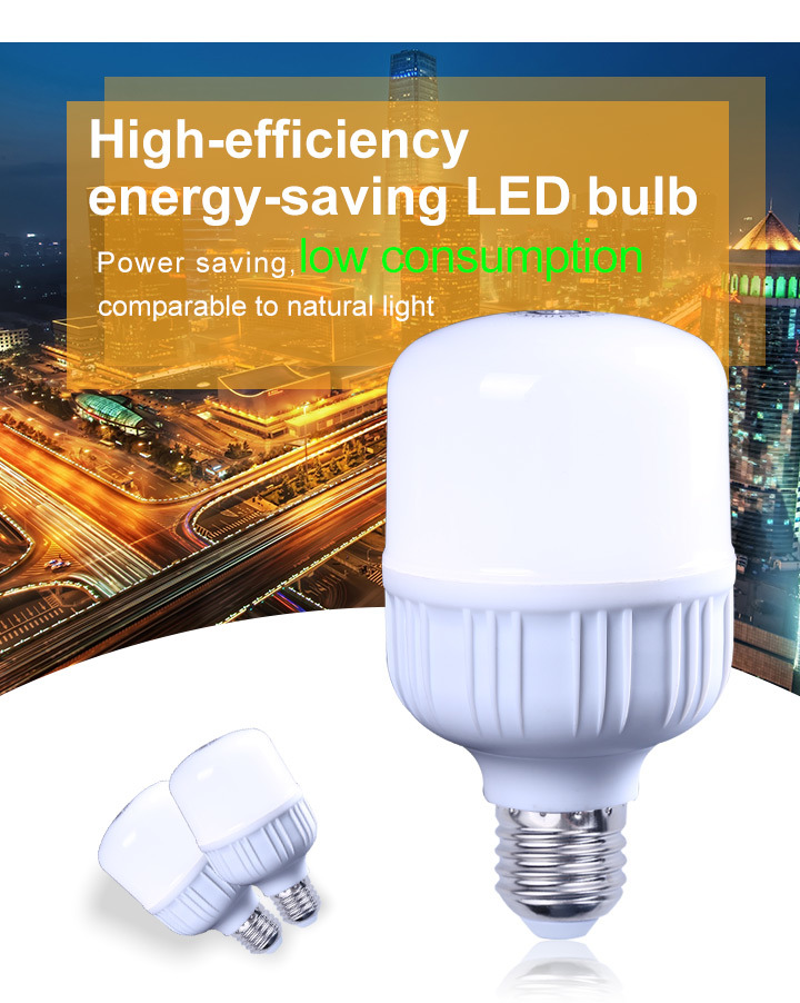 Competitive Powerful LED T-Shape Lighting Bulbs T60 T80 T100 T120 T140 E27 6500K Aluminum PBT 85-265V