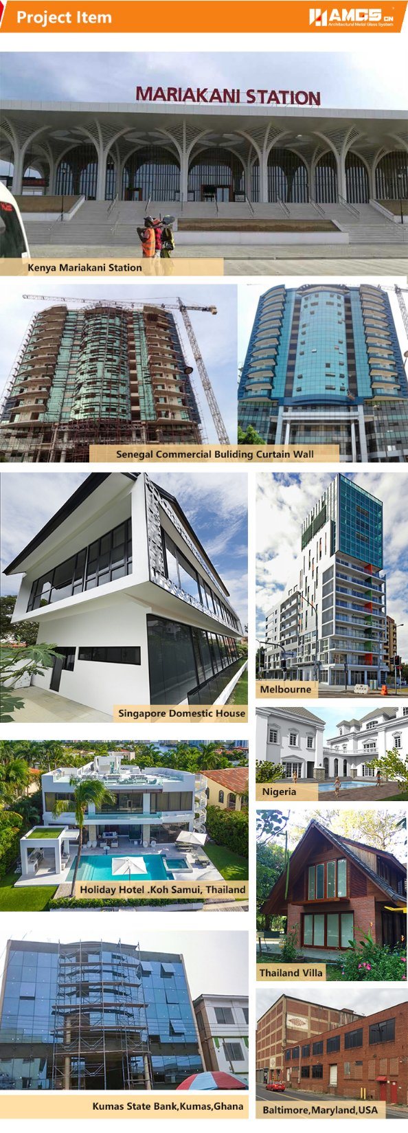 Glass Curtain Wall for Exterior Construction with Good Price and High Quality