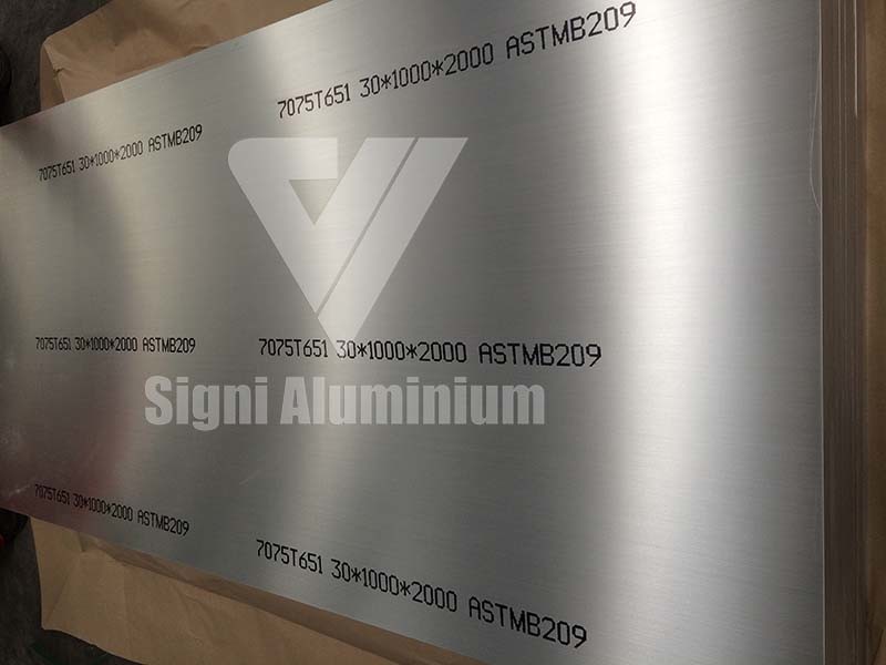 Stretched 7050/7075/7475 Aluminum Sheet/Plate with T451/T651/T851