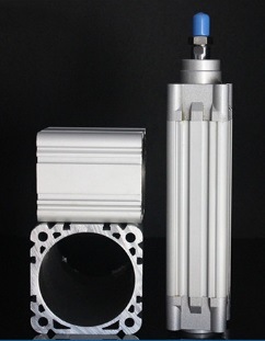 Aluminium Alloy Square Pipe DNC Pneumatic Cylinder Tube