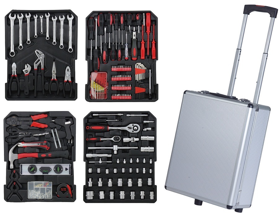 Kraftwelle Germany 186PCS Tool Set Aluminium Toolbox 399PCS Tools Kit