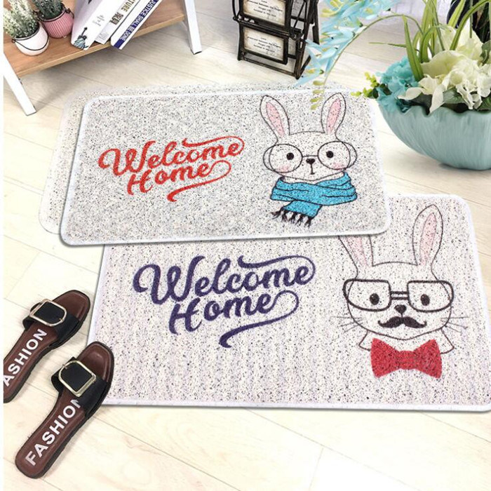 Eco-Friendly PVC Non-Slip Anti-Dust Hallway Doormat /Welcome Mat/Bath Mat