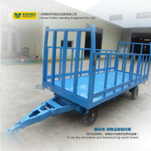 High Quality Bxc-25t Die Rail Conveyer Cement Floor Steerable Bogie