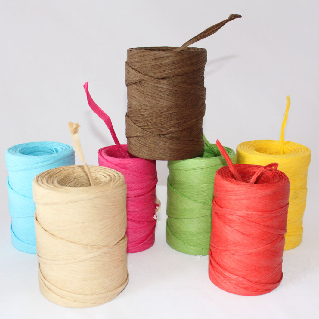 Customized Colorful Raffia in Roll