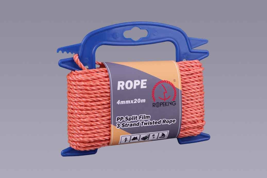 PP Split Film 3strands Twisted Rope