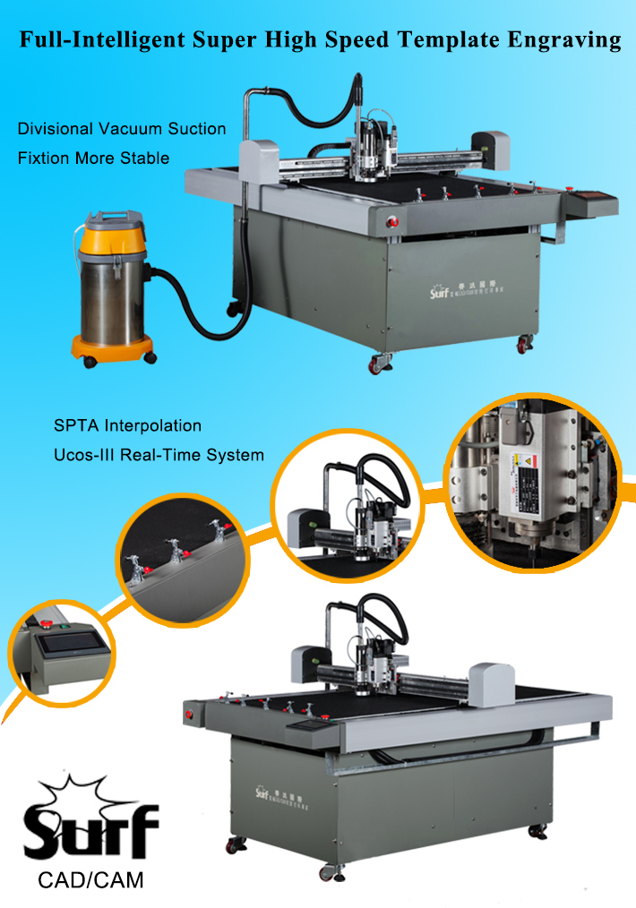 Plastic Template Cutting Machine for Automatic Sewing Machine