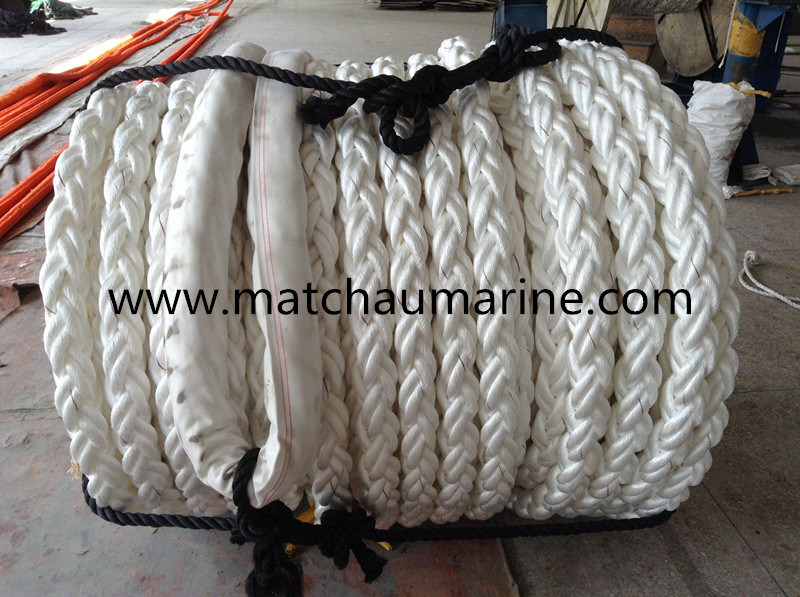 6-Strand and 8-Strand Marine Nylon PP Mooring Line Rope