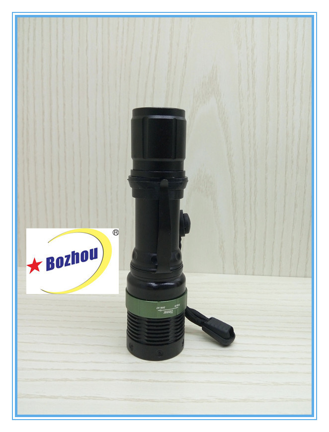 Zoom Bright Flashlight Rechargeable Torch