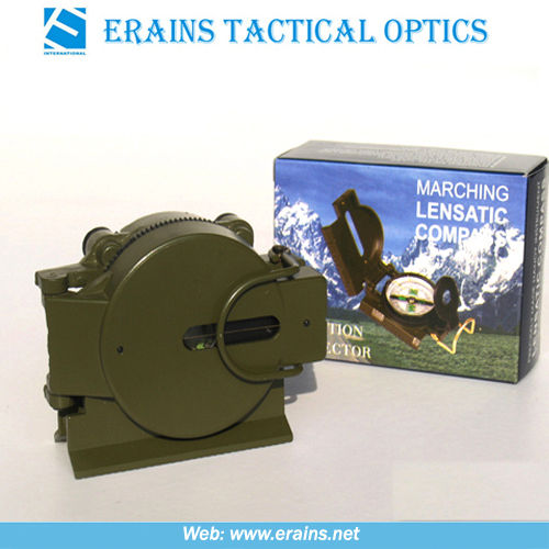 Marching Lensatic Compass and Army Compass or Military Compass in Aluminium Material