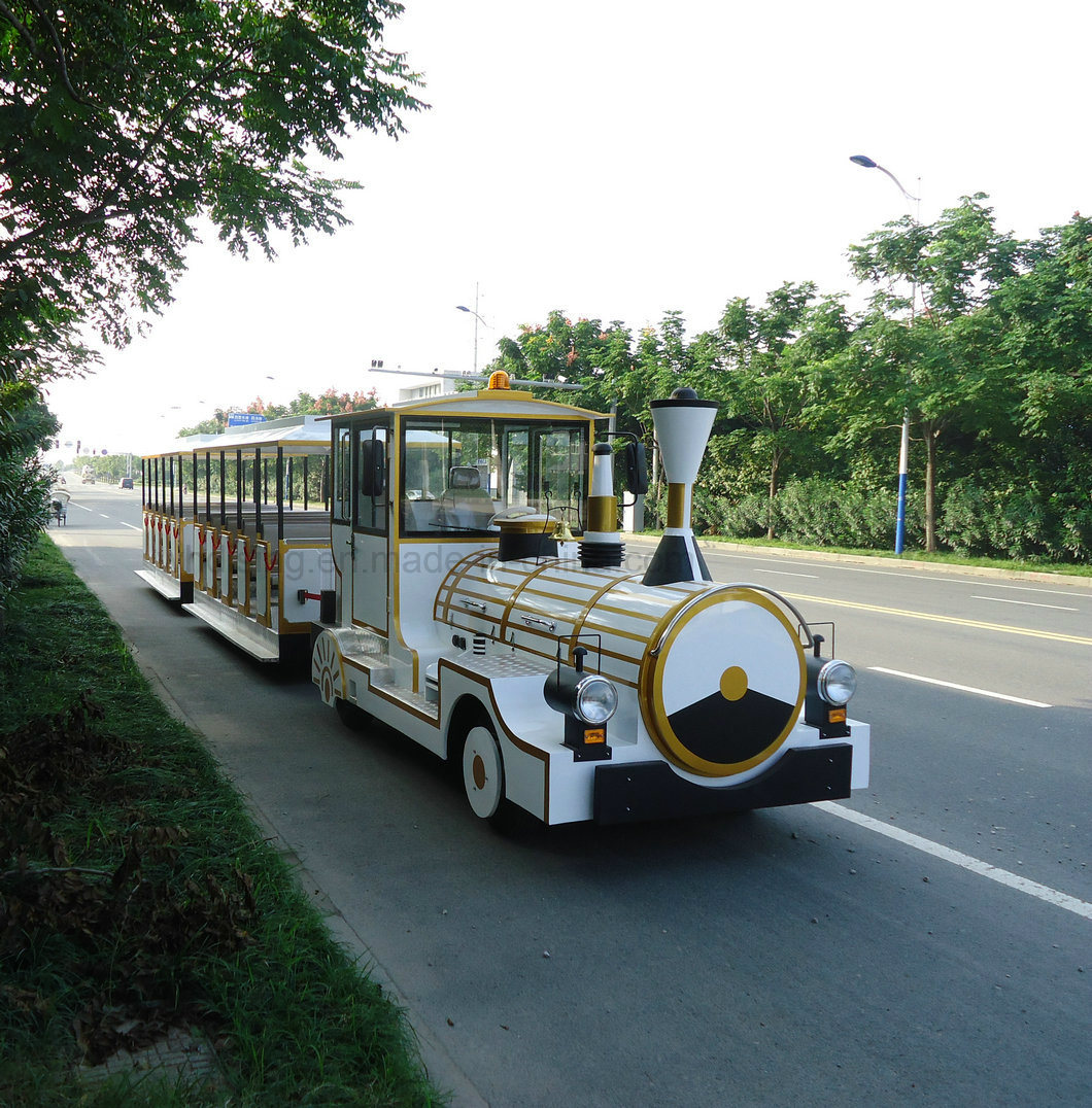 Amusement Ride Equipments 42 Seater Electric Tourist Train for Park