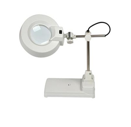 Table Clamp45X /3X Handheld Magnifier Lamp with LED Light for Reading