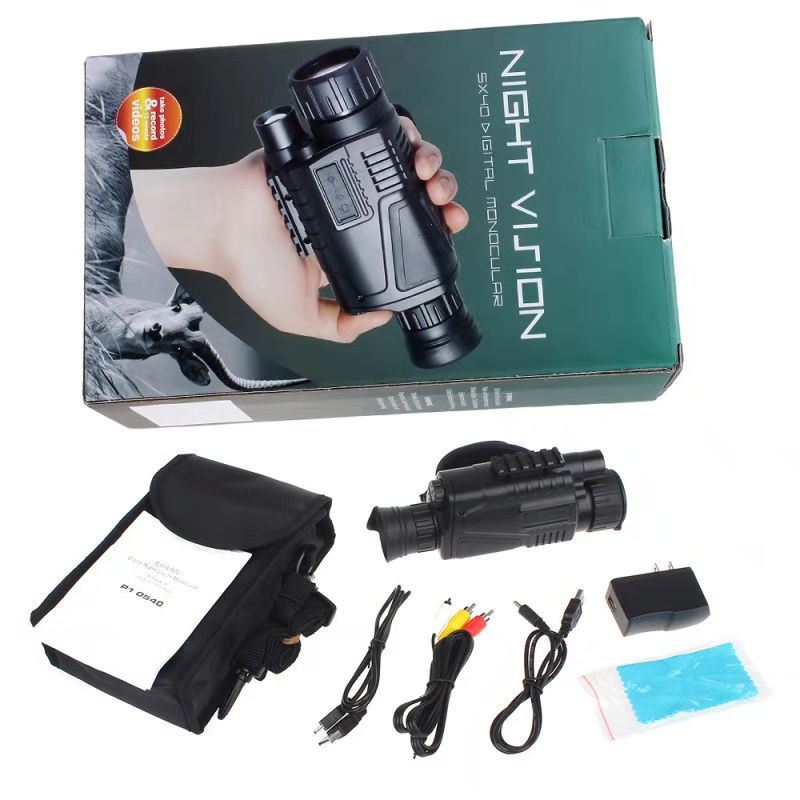 Day Night Focusable IR Monocular Telescope with Build in Camera