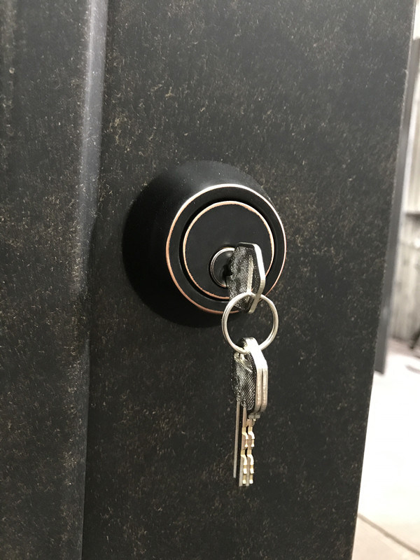 Porta de ferro de segurança externa de venda quente 2019