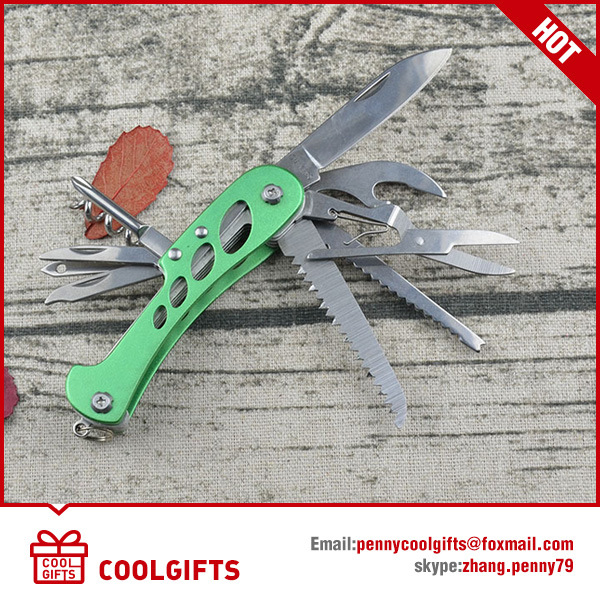 Stainless Steel Outdoor Tools Multi-Function Folding Pliers with Knife