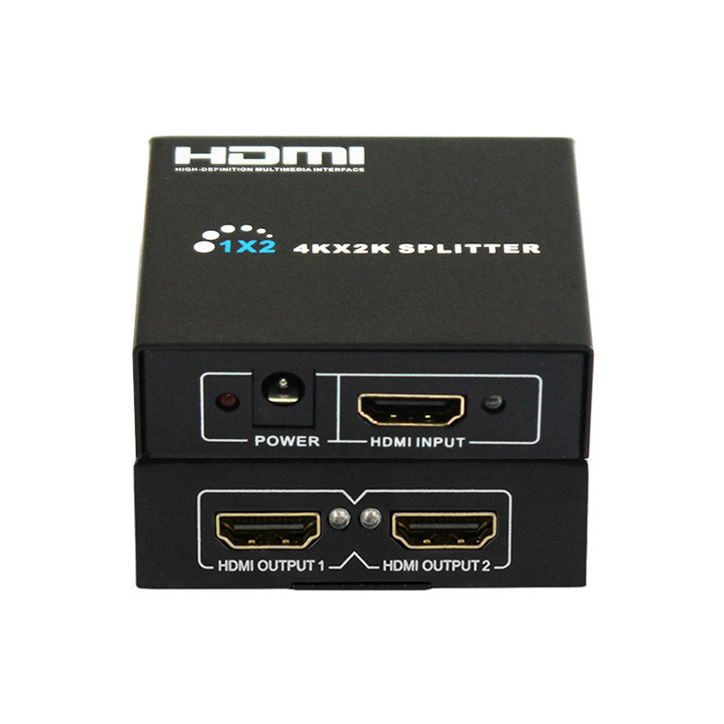 2 Output 4K UHD HDMI 1 to 2 Splitter Switch for Large LCD Panel