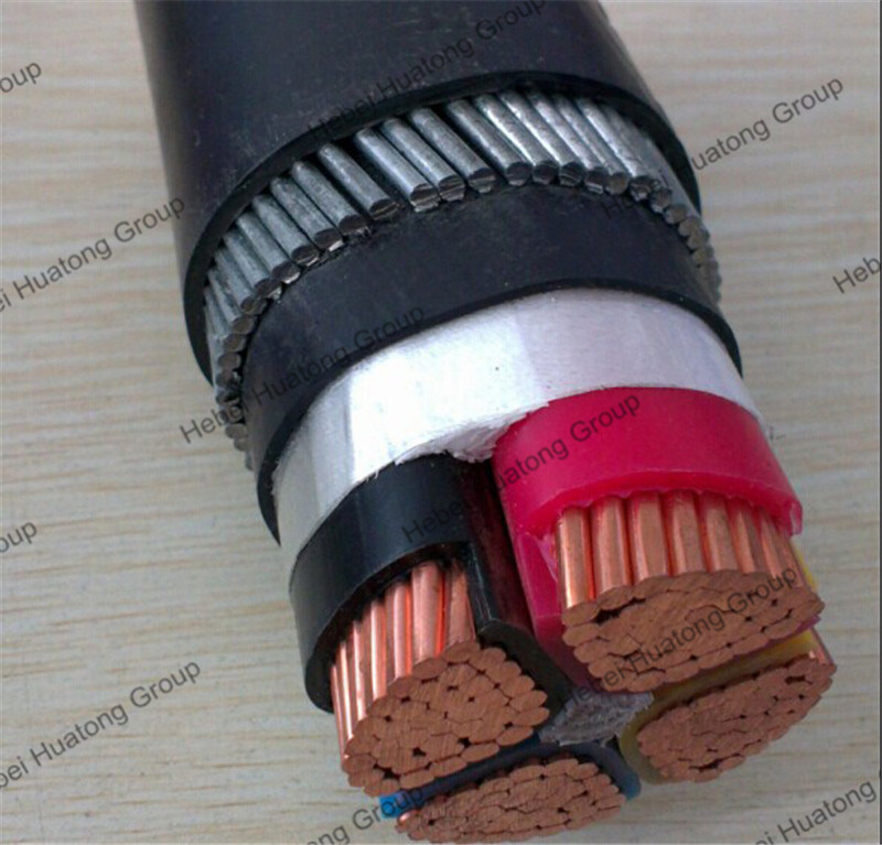 4 Core Cu/XLPE/Swa/PVC Underground Armoured Power Cable Size