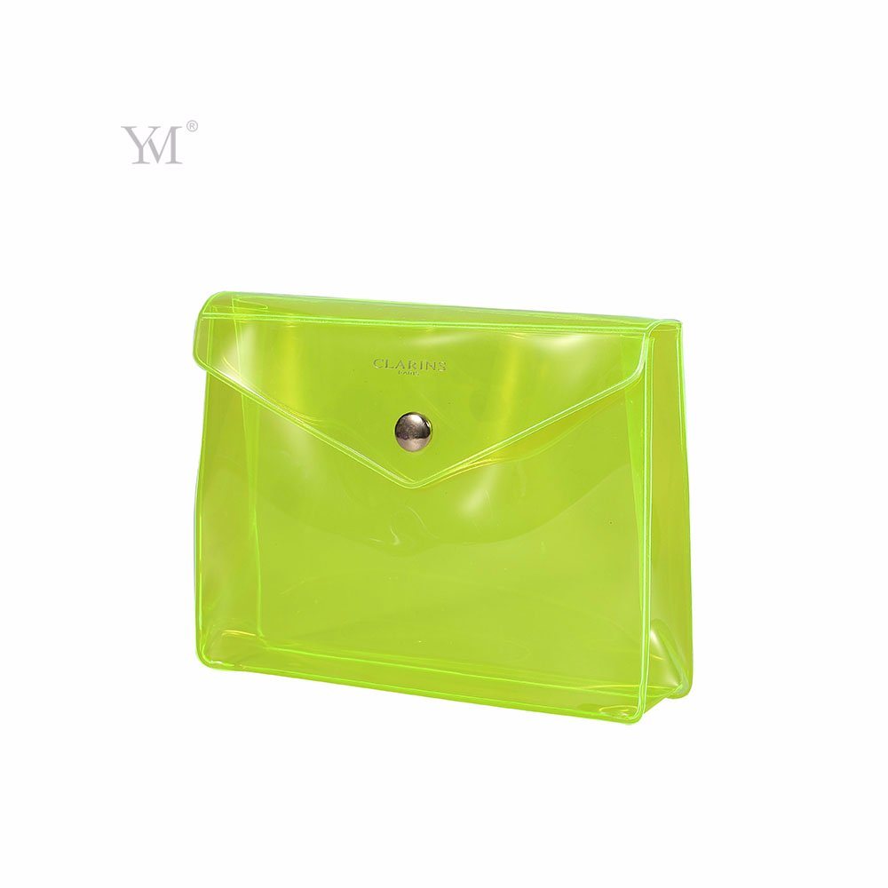 Wholesale Button Closure Clutch Bags China. Lady's Cosmetic Clutch Bag for Daily