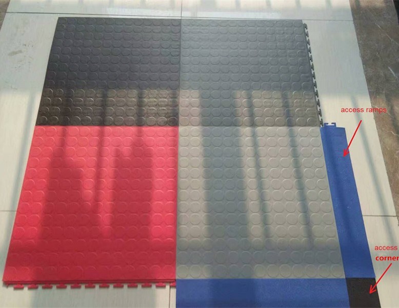 Durable Coin PVC Rubber Floor Tiles Plastic Floor Factory