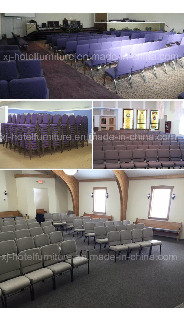 Modern Stackable Steel Auditorium Church Chair for Sale