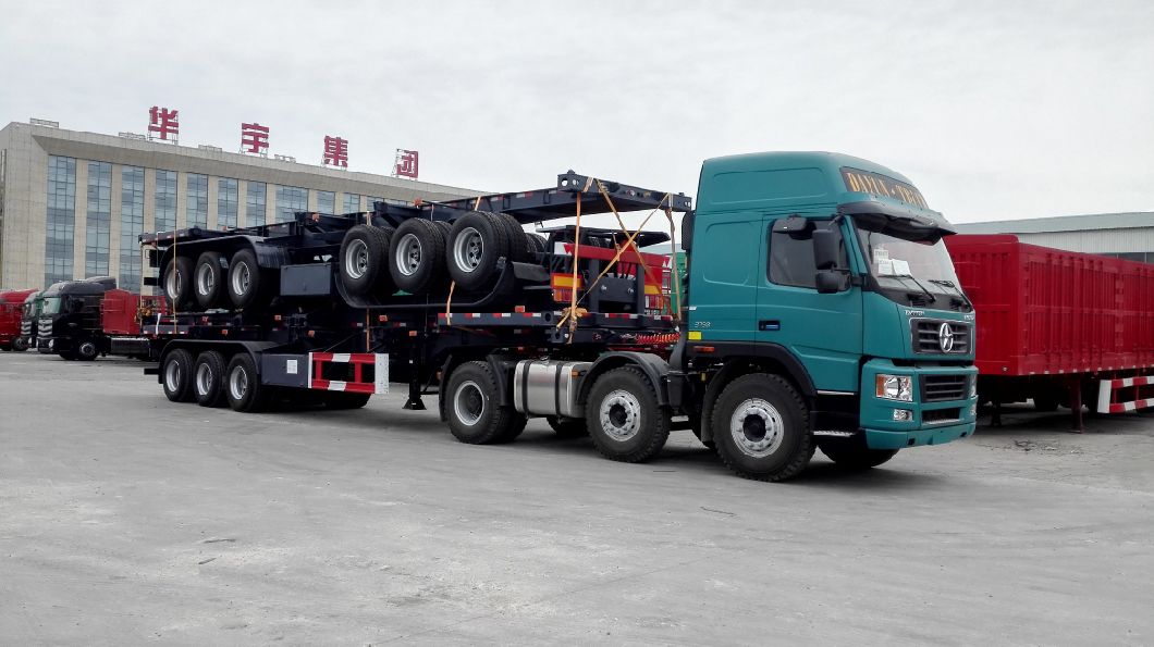 3 Axle 40FT Skeleton/Skeletal Type Container Trailer container Chassis Semi Trailer
