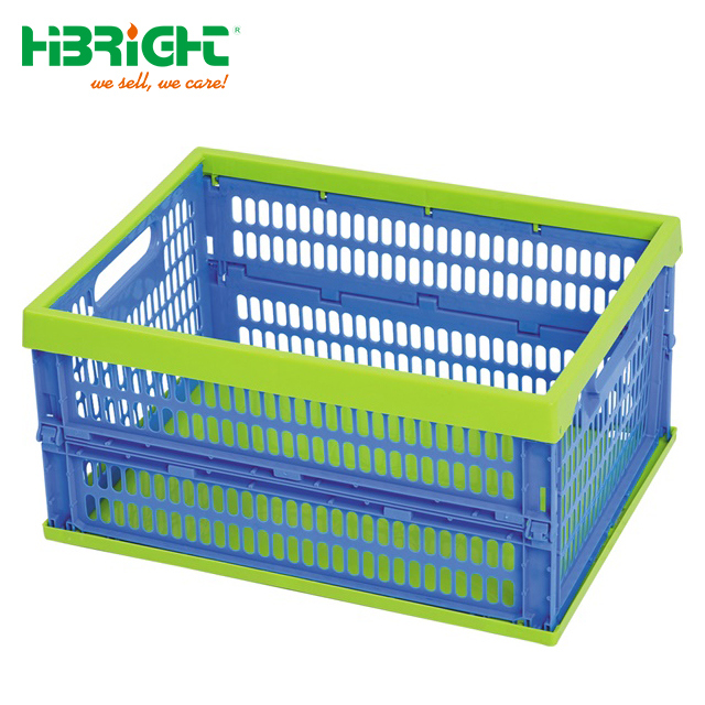 Leak Resistant Lids Attached Logistic Plastic Storage Crates