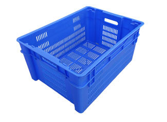 Y131 Reversible Piled Plastic Logistics Storage Crates