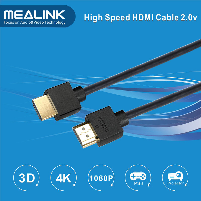 4K 3D Supported 2.0V Flat HDMI Cable