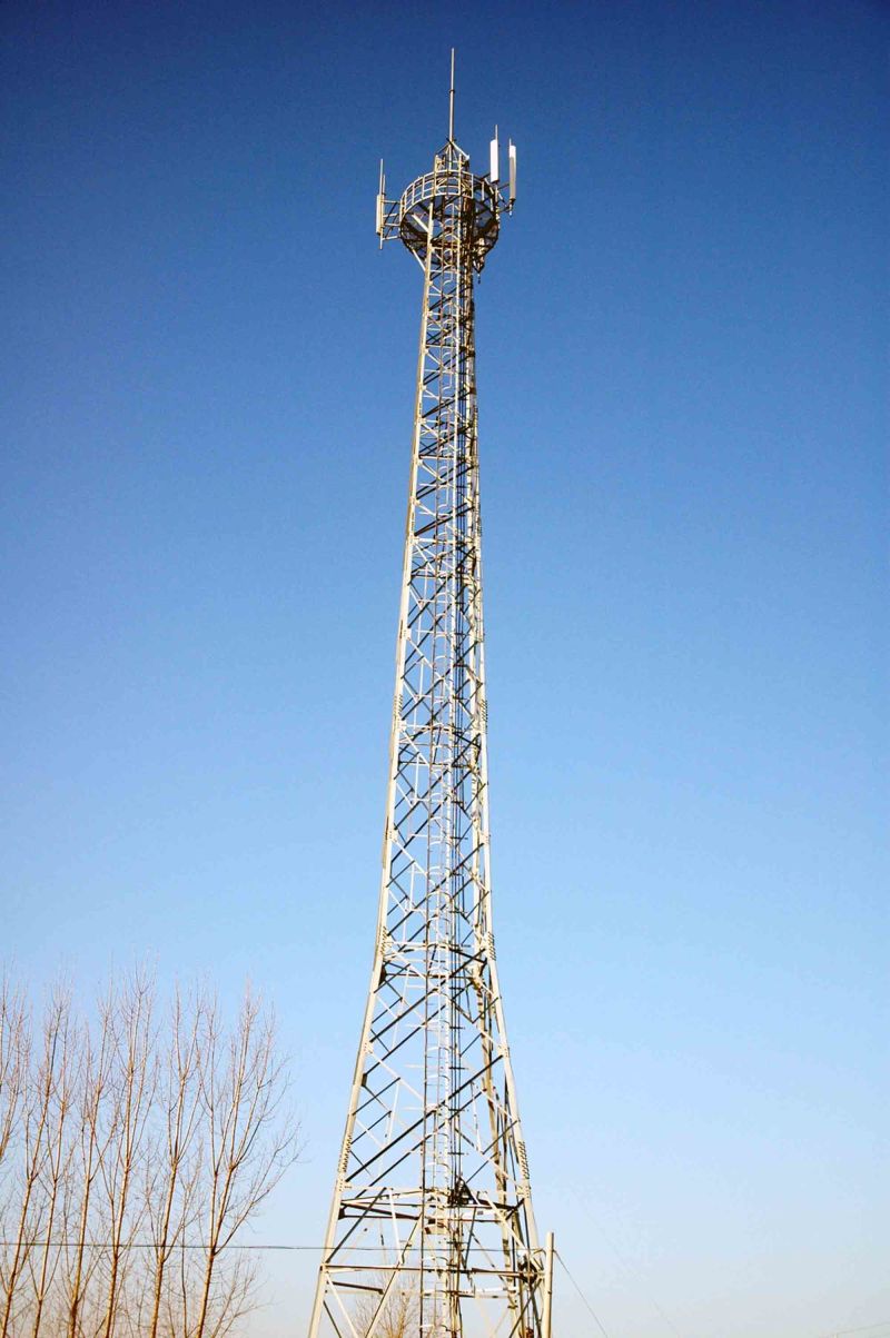 Solid Angle Steel Communications Tower