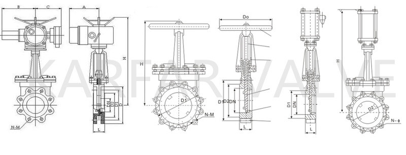 Knife Shaped Gate Valve (PZ73)