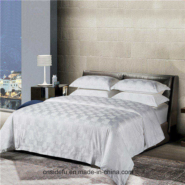 Hotel Jacquard Bed Sheet Set Duvet Cover Set Bed Linen Bedding Set