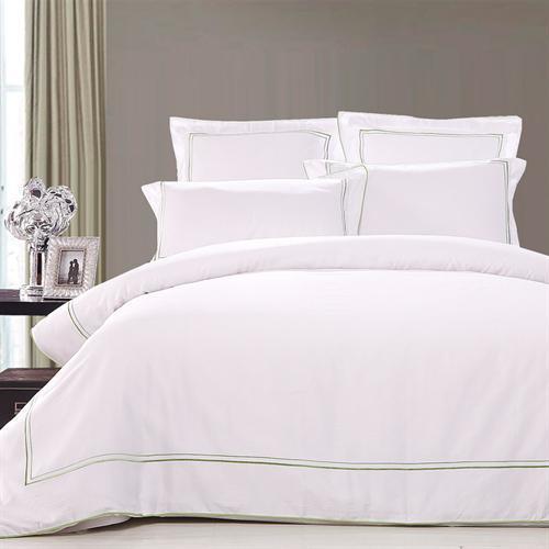 Cotton Embroidery Design Satin Jacquard Bedding Set/Hotel Sheet Set/Bed Set