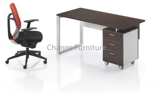 Simple Design Office Furniture Metal Wood Computer Table (CAS-CD31405)